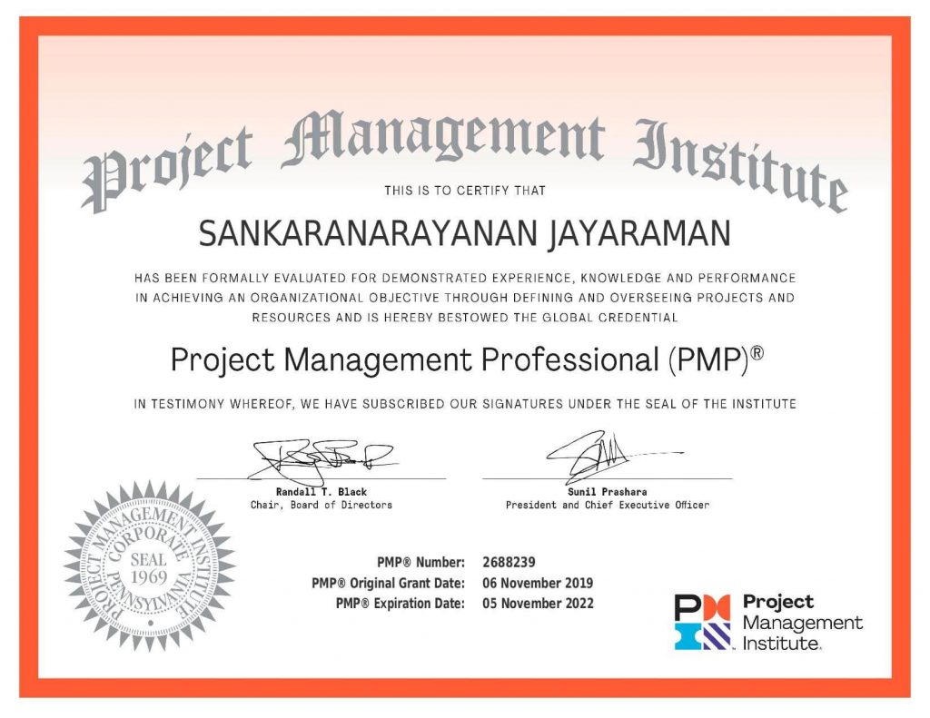 مدرک معتبر و بین المللی PMP از موسسه PMI تضمینی با آکادمی فرتیک